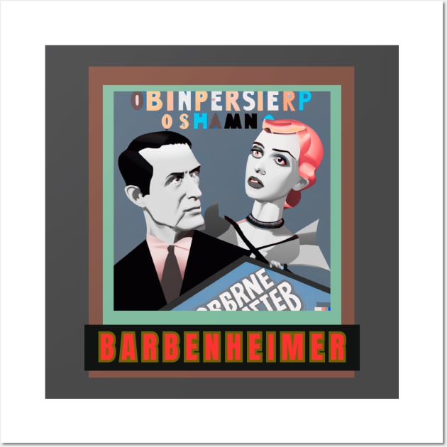 Barbenheimer. Classic Film Poster. Colorized Version. Wall Art by SwagOMart